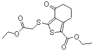 CAS#: 172516-34-6, 3-[(2-Ethoxy-2-Oxoethyl)Thio]-4,5,6,7-Tetrahydro-4-Oxo-Benzo[c]Thiophene-1-Carboxylic Acid Ethyl Ester