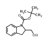 CAS#: 172647-87-9, 2-Methyl-2-Propanyl 2-(Hydroxymethyl)-1-Indolinecarboxylate