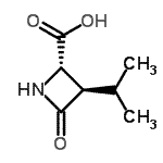 CAS#: 172697-24-4, (2S,3R)-3-Isopropyl-4-Oxo-2-Azetidinecarboxylic Acid