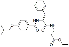 CAS#: 172798-62-8, Ethyl 3-[[(Z)-2-[[4-(2-Methylpropoxy)Benzoyl]Amino]-3-Phenylprop-2-Enoyl]Amino]Propanoate