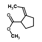 CAS 登录号：172981-49-6， 甲基(2Z)-2-亚乙基环戊烷羧酸酯