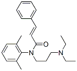 CAS#: 17307-21-0, N-(3-Diethylaminopropyl)-N-(2,6-dimethylphenyl)-3-phenyl-acrylamide