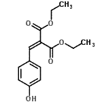 CAS 登录号：17315-86-5， 二乙基(4-羟基苄亚基)丙二酸酯