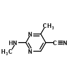 CAS 登录号：17322-09-7， 4-甲基-2-(甲基氨基)-5-嘧啶甲腈