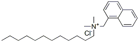 CAS 登录号:1733-96-6, 十二烷基(二甲基)(萘基甲基)氯化铵
