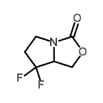 CAS#: 173315-17-8, 7,7-Difluorotetrahydro-1H-Pyrrolo[1,2-c][1,3]Oxazol-3-One