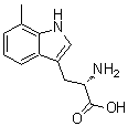 CAS 登录号：17332-70-6， 7-甲基色氨酸