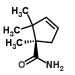 CAS 登录号：173411-22-8， (1R)-1,2,2-三甲基-3-环戊烯-1-甲酰胺