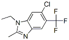 CAS#: 1736-34-1, 6-Chloro-1-Ethyl-2-Methyl-5-(Trifluoromethyl)-1H-Benzimidazole