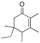 CAS#: 17369-60-7, 5-Ethyl-2,3,4,5-Tetramethylcyclohexen-1-One