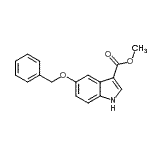 CAS#: 173844-39-8, Methyl 5-(Benzyloxy)-1H-Indole-3-Carboxylate