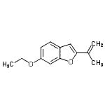 CAS 登录号：173992-20-6， 6-乙氧基-2-异丙烯基-1-苯并呋喃