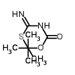 CAS#: 173998-77-1, 2-Methyl-2-propanyl [(methylsulfanyl)carbonoimidoyl]carbamate
