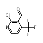 CAS 登录号：174008-48-1， 2-氯-4-(三氟甲基)烟醛