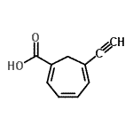 CAS#: 174018-23-6, 6-Ethynyl-1,3,5-Cycloheptatriene-1-Carboxylic Acid