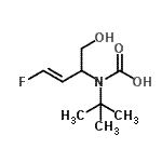 CAS#: 174075-48-0, [(3E)-4-Fluoro-1-Hydroxy-3-Buten-2-Yl](2-Methyl-2-Propanyl)Carbamic Acid