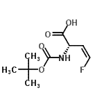 CAS#: 174075-49-1, (2S,3Z)-4-Fluoro-2-({[(2-Methyl-2-Propanyl)Oxy]Carbonyl}Amino)-3-Butenoic Acid