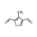 CAS#: 174148-87-9, 3-Methyl-2,4-Thiophenedicarbaldehyde