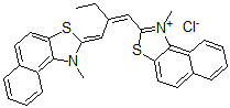 CAS#: 1742-90-1, 1-Methyl-2-[2-[1-Methylnaphtho[1,2-d]Thiazole-2(1H)-Ylidenemethyl]-1-Butenyl]Naphtho[1,2-d]Thiazole-1-Ium Chloride