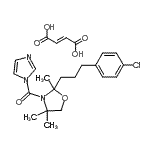 CAS 登录号：174212-12-5， 丁-2-烯二酸;[2-[3-(4-氯苯基)丙基]-2,4,4-三甲基-恶唑烷-3-基]-咪唑-1-基-甲酮
