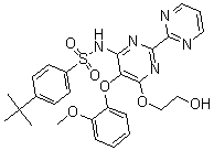 CAS#: 174227-18-0, N-[6-(2-Hydroxyethoxy)-5-(2-Methoxyphenoxy)-2-Pyrimidin-2-Yl-Pyrimidin-4-Yl]-4-Tert-Butyl-Benzenesulfonamide