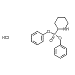 CAS#: 174298-15-8, Diphenyl 2-Piperidinylphosphonate Hydrochloride (1:1)