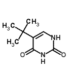 CAS 登录号：17432-97-2， 5-(2-甲基-2-丙基)-2,4(1H,3H)-嘧啶二酮