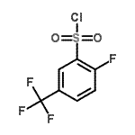 CAS 登录号：1744-43-0， 2-氟-5-(三氟甲基)苯磺酰氯