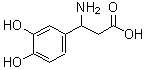 CAS 登录号：174502-37-5， 3-氨基-3-(3,4-二羟基苯基)丙酸