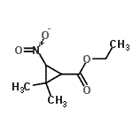 CAS#: 174574-81-3, Ethyl 2,2-Dimethyl-3-Nitrocyclopropanecarboxylate
