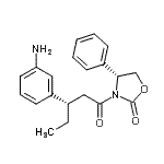 CAS 登录号：174590-39-7， (4R)-3-[(3S)-3-(3-氨基苯基)戊酰]-4-苯基-1,3-恶唑烷-2-酮