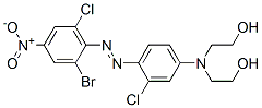 CAS#: 17464-91-4, 2,2'-[[4-[(2-Bromo-6-Chloro-4-Nitrophenyl)Azo]-3-Chlorophenyl]Imino]Bisethanol
