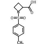 CAS 登录号：174740-80-8， 1-[(4-甲基苯基)磺酰基]-2-吖丁啶羧酸