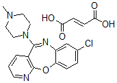 CAS#: 174762-89-1, 8-Chloro-5-(4-methyl-1-piperazinyl)-Pyrido(2,3-b)(1,5)benzoxazepine (E)-2-butenedioate (1:1)