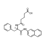 CAS#: 17479-62-8, 5-{[1-(2-Naphthylamino)-1-Oxo-3-Phenyl-2-Propanyl]Amino}-5-Oxopentanoic Acid