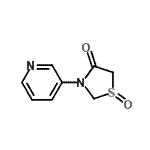 CAS#: 174889-70-4, 3-(3-Pyridinyl)-1,3-Thiazolidin-4-One 1-Oxide