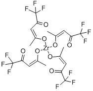 CAS 登录号：17499-68-2， 四(1,1,1-三氟-2,4-戊烷二酮)-锆