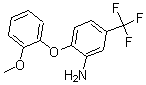 CAS 登录号：175135-08-7， 2-(2-甲氧基苯氧基)-5-(三氟甲基)-苯胺