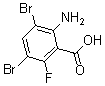 CAS#: 175135-10-1, 2-Amino-3,5-Dibromo-6-Fluoro-Benzoic Acid