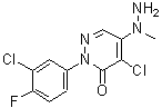 CAS#: 175135-72-5, 4-Chloro-2-(3-Chloro-4-Fluorophenyl)-5-(1-Methylhydrazino)-3(2H)-Pyridazinone