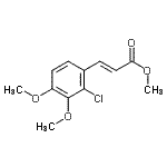 CAS#: 175135-97-4, Methyl (2E)-3-(2-Chloro-3,4-Dimethoxyphenyl)Acrylate