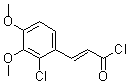 CAS#: 175136-00-2, 3-(2-Chloro-3,4-Dimethoxyphenyl)-2-Propenoyl Chloride