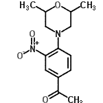 CAS#: 175136-73-9, 1-[4-(2,6-Dimethyl-4-Morpholinyl)-3-Nitrophenyl]Ethanone