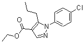 CAS#: 175137-16-3, 1-(4-Chlorophenyl)-5-Propyl-1H-Pyrazole-4-carboxylic Acid Ethyl Ester