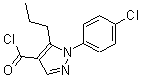 CAS#: 175137-18-5, 1-(4-Chlorophenyl)-5-Propyl-1H-Pyrazole-4-Carbonylchloride