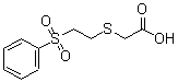 CAS#: 175201-57-7, 2-[[2-(Phenylsulfonyl)Ethyl]Thio]-Acetic Acid