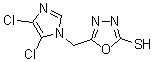 CAS#: 175201-82-8, 5-[(4,5-Dichloro-1H-Imidazol-1-Yl)Methyl]-1,3,4-Oxadiazole-2-Thiol