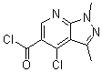 CAS#: 175201-95-3, 4-Chloro-1,3-Dimethyl-1H-Pyrazolo[3,4-b]Pyridine-5-Carbonyl Chloride