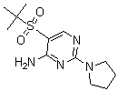 CAS#: 175202-10-5, 5-[(1,1-Dimethylethyl)Sulfonyl]-2-(1-Pyrrolidinyl)-4-Pyrimidinamine