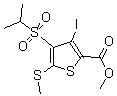 CAS#: 175202-13-8, 3-Iodo-4-[(1-Methylethyl)Sulfonyl]-5-(Methylthio)-2-Thiophenecarboxylic Acid Methyl Ester
